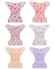 Babygoal cloth diaper covers on baby demonstrate comfortable, breathable daily wear.