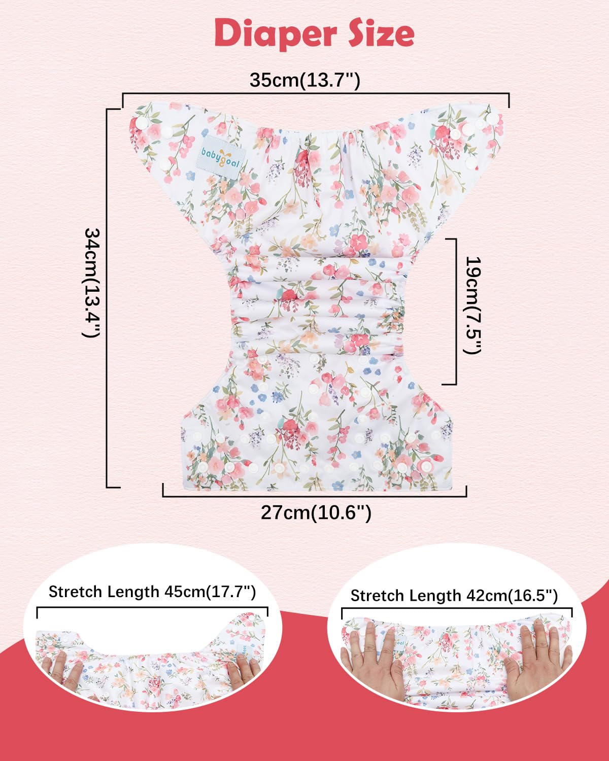 Babygoal covers feature soft inner lining ideal for sensitive skin.
