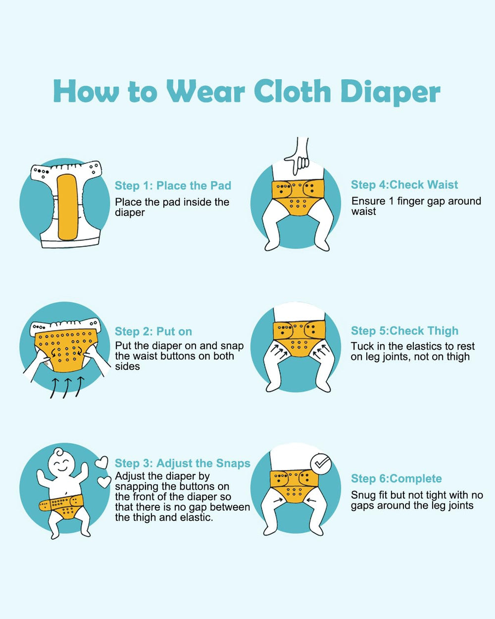 Babygoal complete potty-training kit simplifies daily diaper changes.