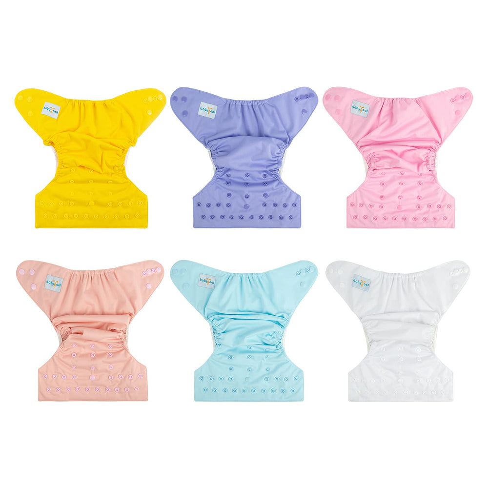 babygoal diaper cover paired with prefolds for easy diaper changes