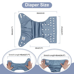 babygoal diaper snaps adjustable closure for growing baby