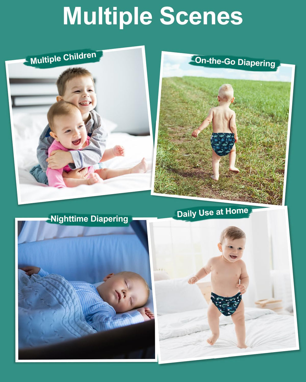 babygoal fits prefolds and fitted diapers for versatile use