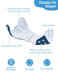 Babygoal inserts 6-pack visible to show absorbency options for different needs.