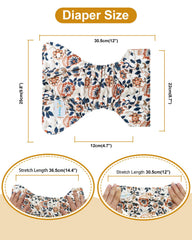 Babygoal six inserts provide absorbent support for longer wear.