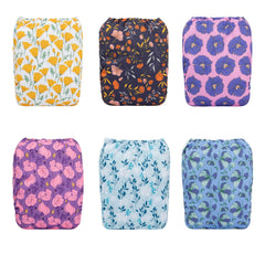 Babygoal bamboo rayon inserts highlight softness and quick absorbency for dry skin.