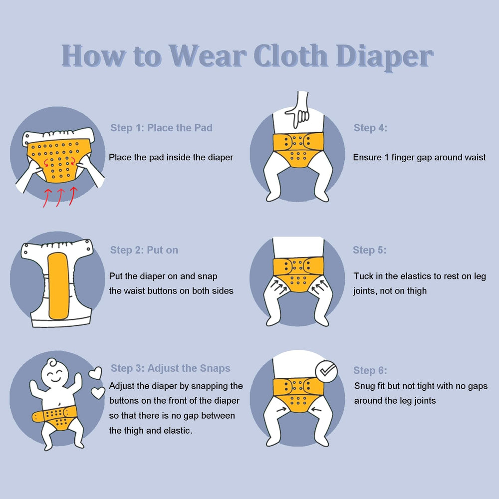 babygoal machine washable diaper system simplifies cleanup