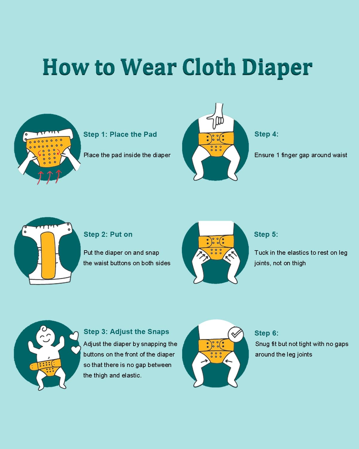 Babygoal machine-washable diapers save time for busy families