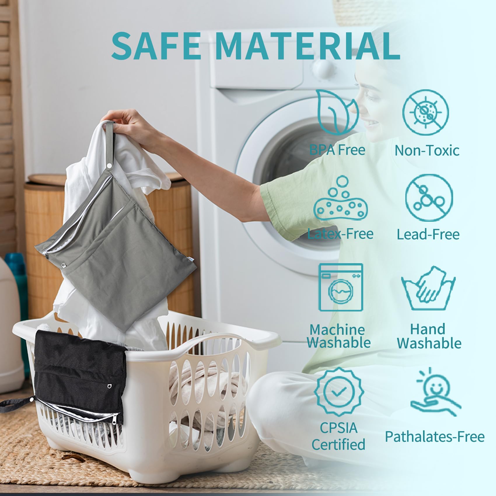 Babygoal machine-washable and quick-drying bag for busy parents