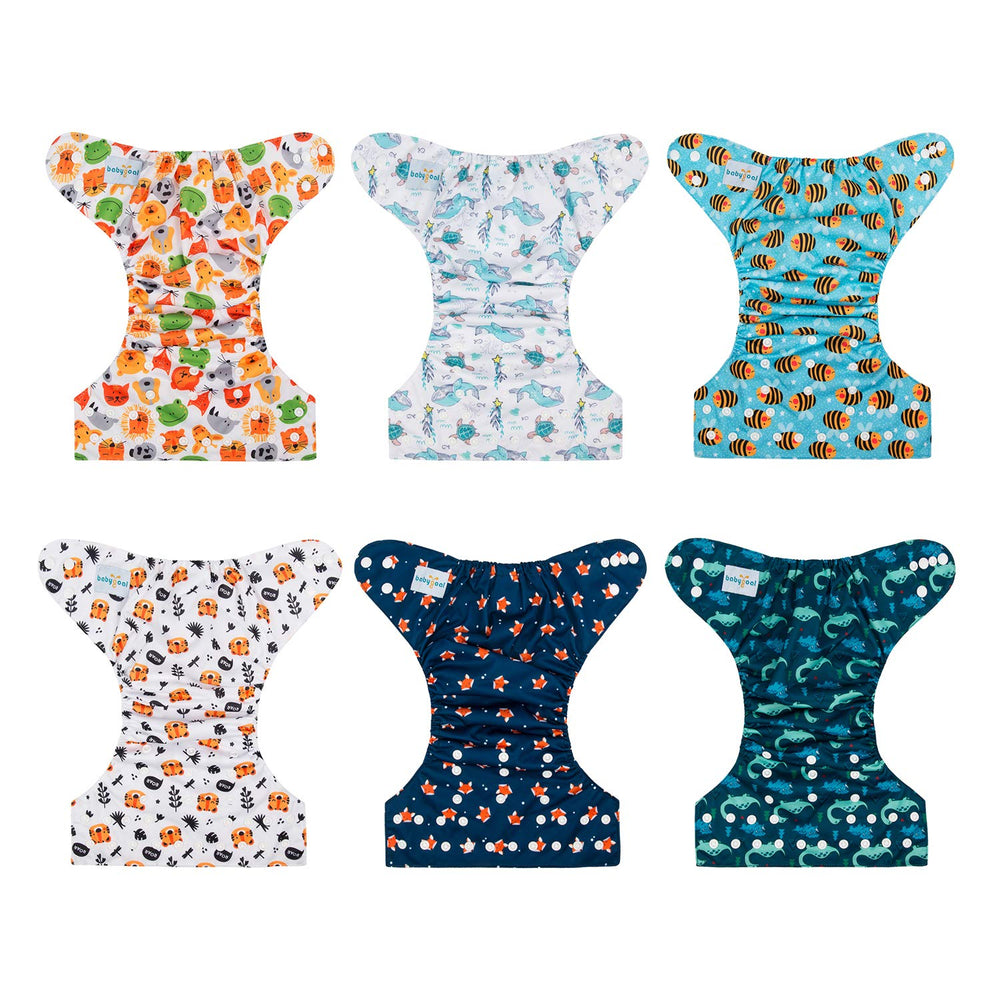 babygoal microfiber inserts provide quick absorption for dry time.