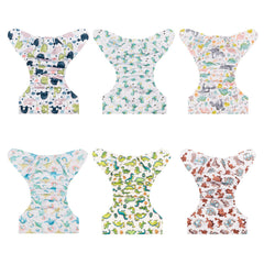 Babygoal microfiber inserts provide soft, quick-drying absorption for mess-free changes