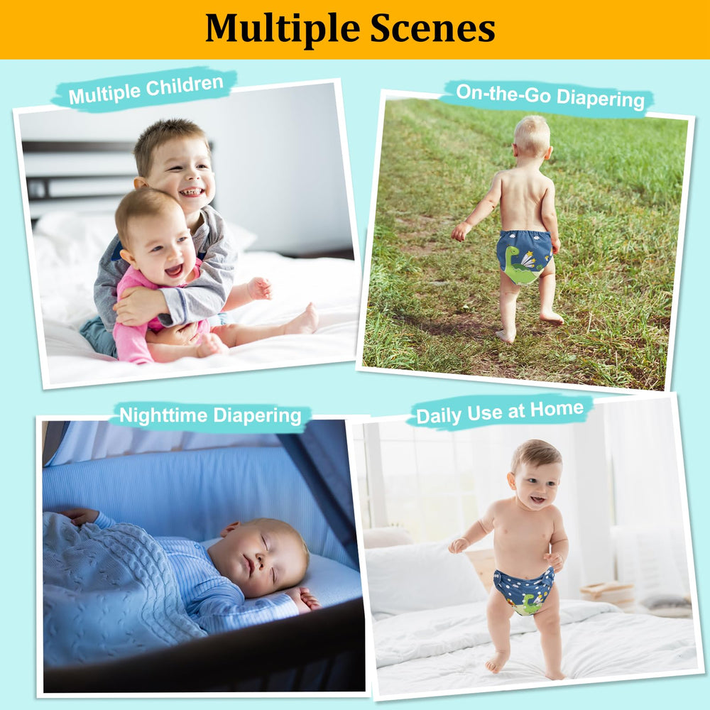 Babygoal one-size adjustable pocket diaper shown.