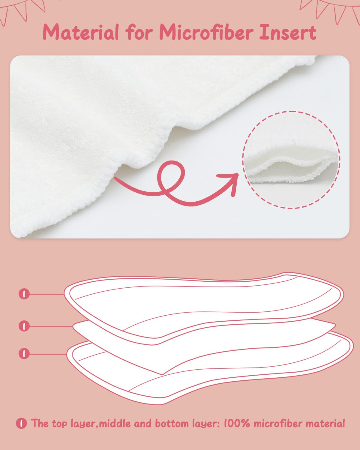 Overnight-ready Babygoal inserts can be paired for longer wear and fewer changes.