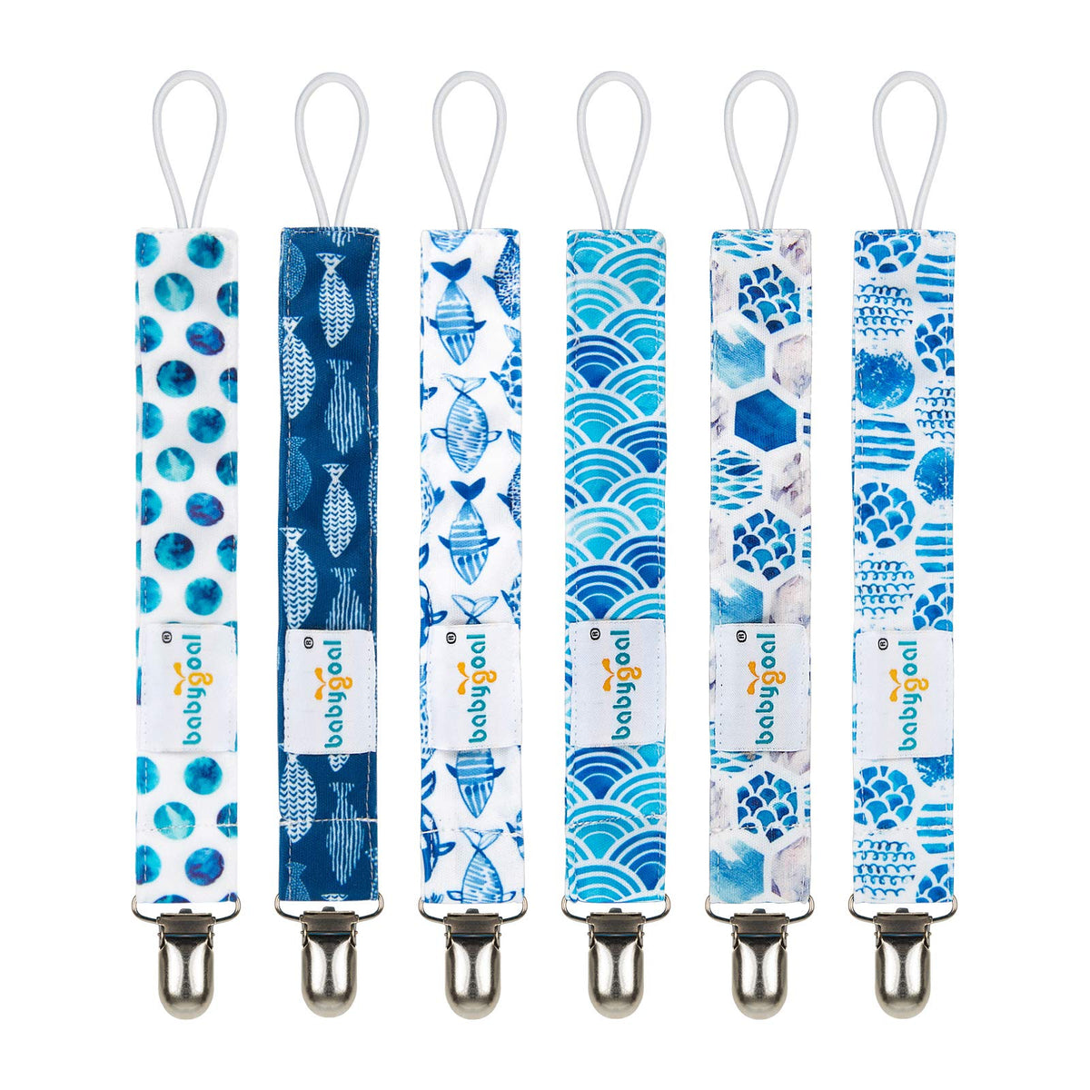 Babygoal pacifier clip variety designs offer stylish options for infants and toddlers for on-the-go convenience