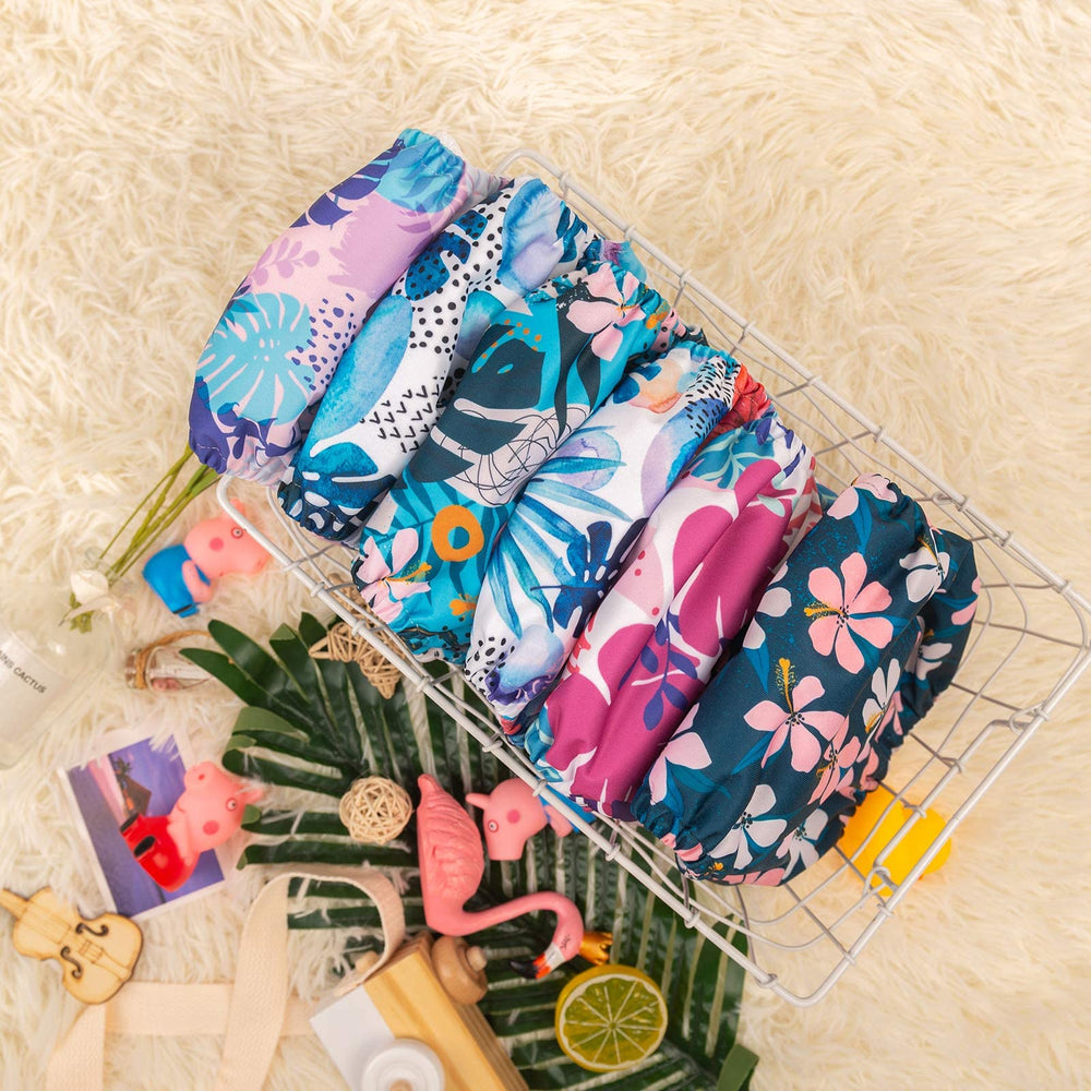 babygoal packaging shows 6 diapers and 10 inserts for the set