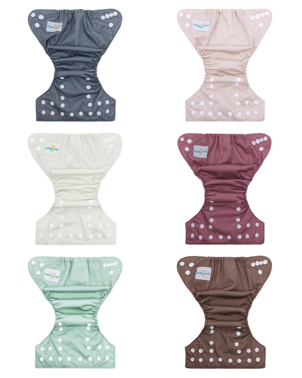 babygoal 6 inserts provide absorbency for longer wear and quick changes.