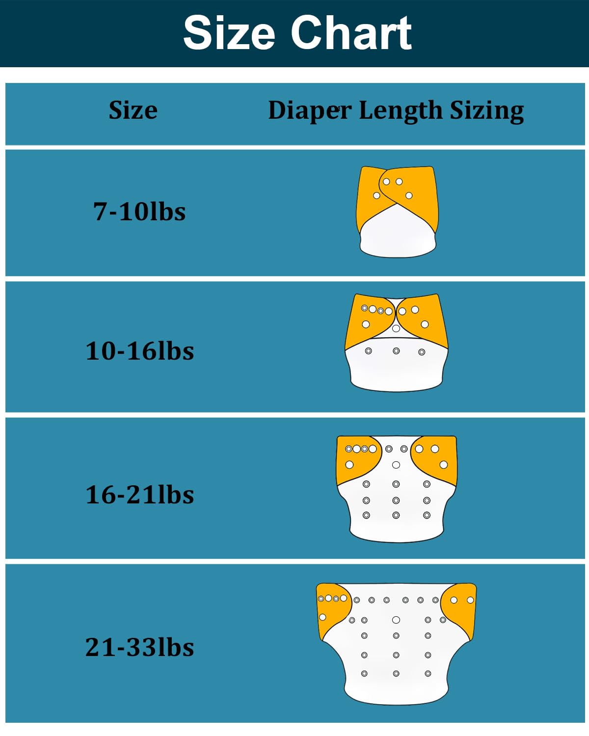 babygoal fits prefolds and fitted diapers for versatile use