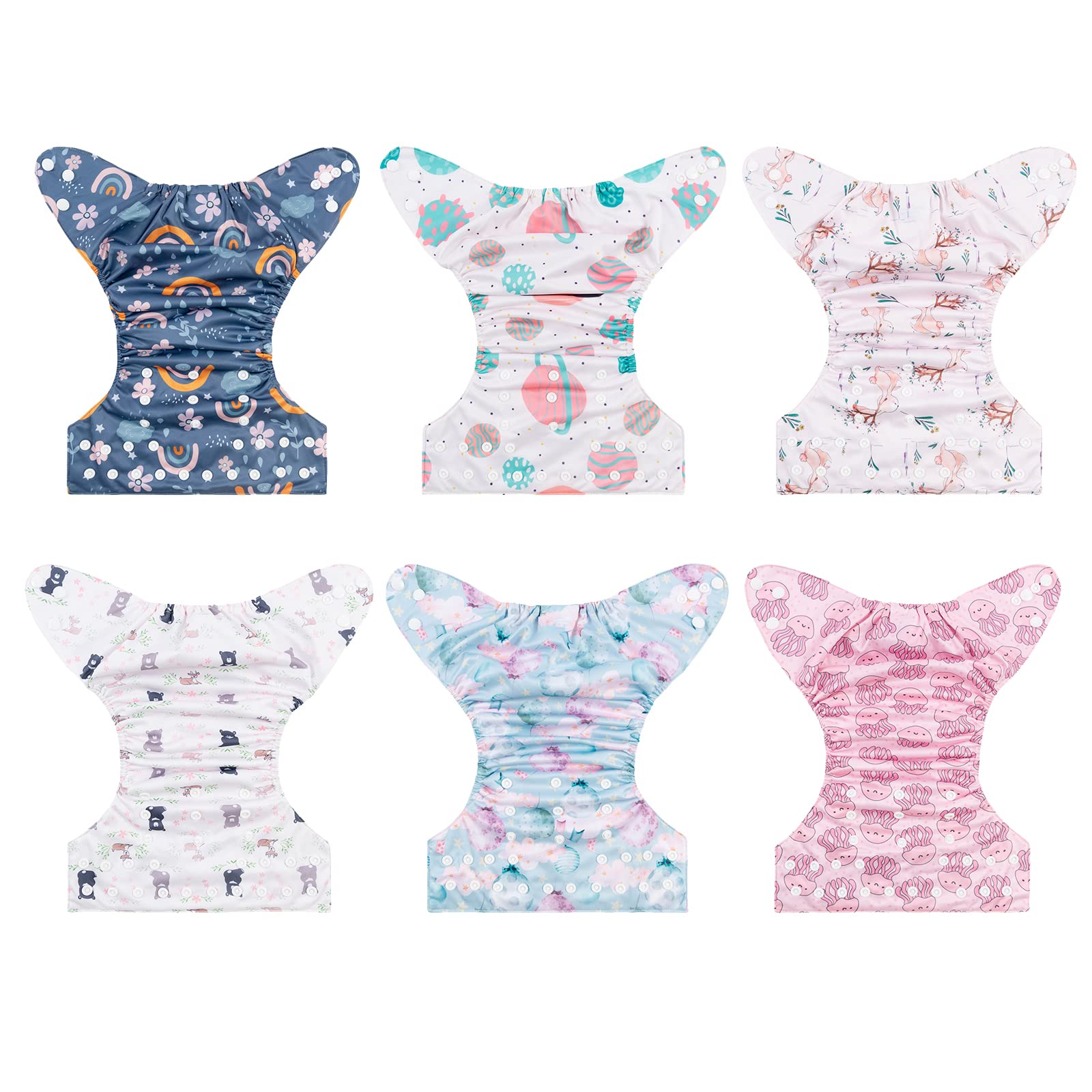 babygoal rayon from bamboo insert shows soft breathable absorbency