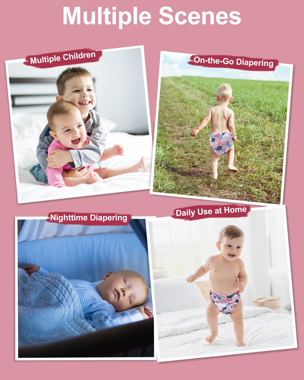 Babygoal reusable diaper covers reduce waste and save money over time.