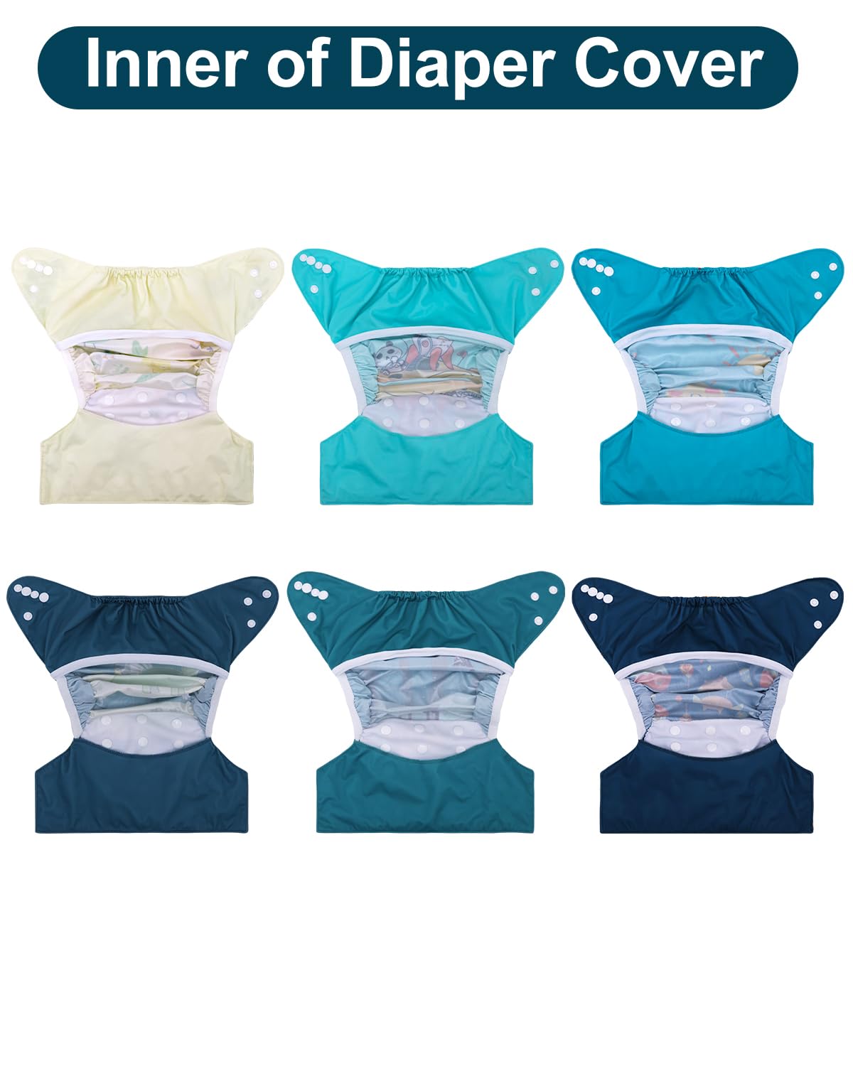 babygoal reusable diaper covers are machine washable for quick cleanup
