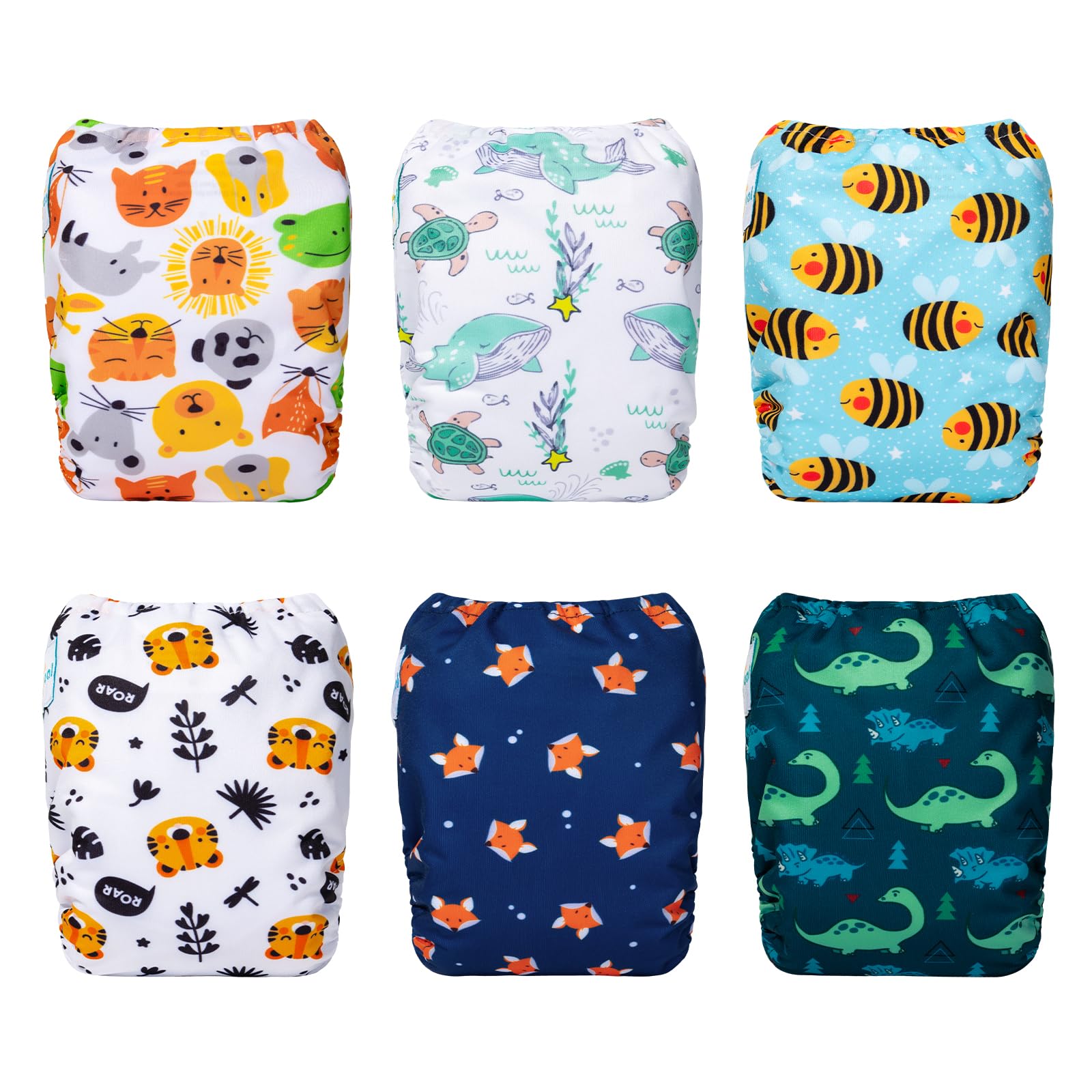 Babygoal snap closures offer adjustable fit as baby grows.