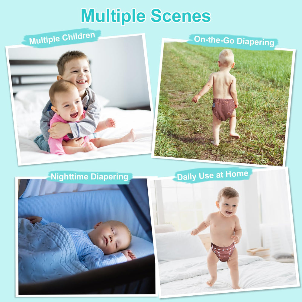 Babygoal adjustable snaps ensure secure, comfortable fit as baby grows.