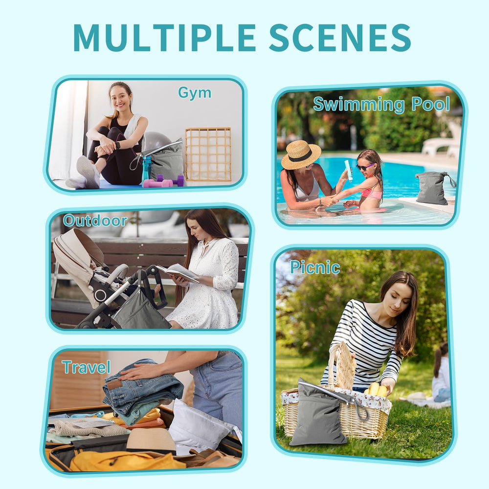 Babygoal snap-handle design for easy hanging on stroller or door knob