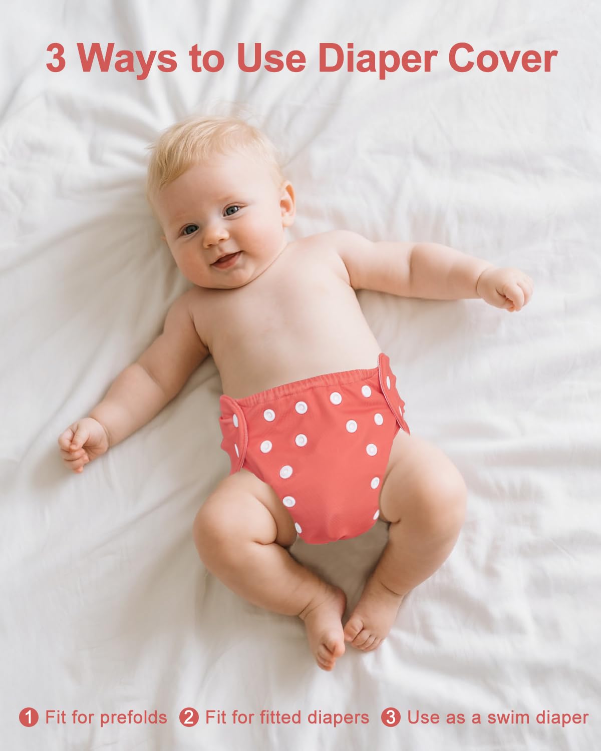 babygoal soft breathable material keeps baby's skin dry and comfortable