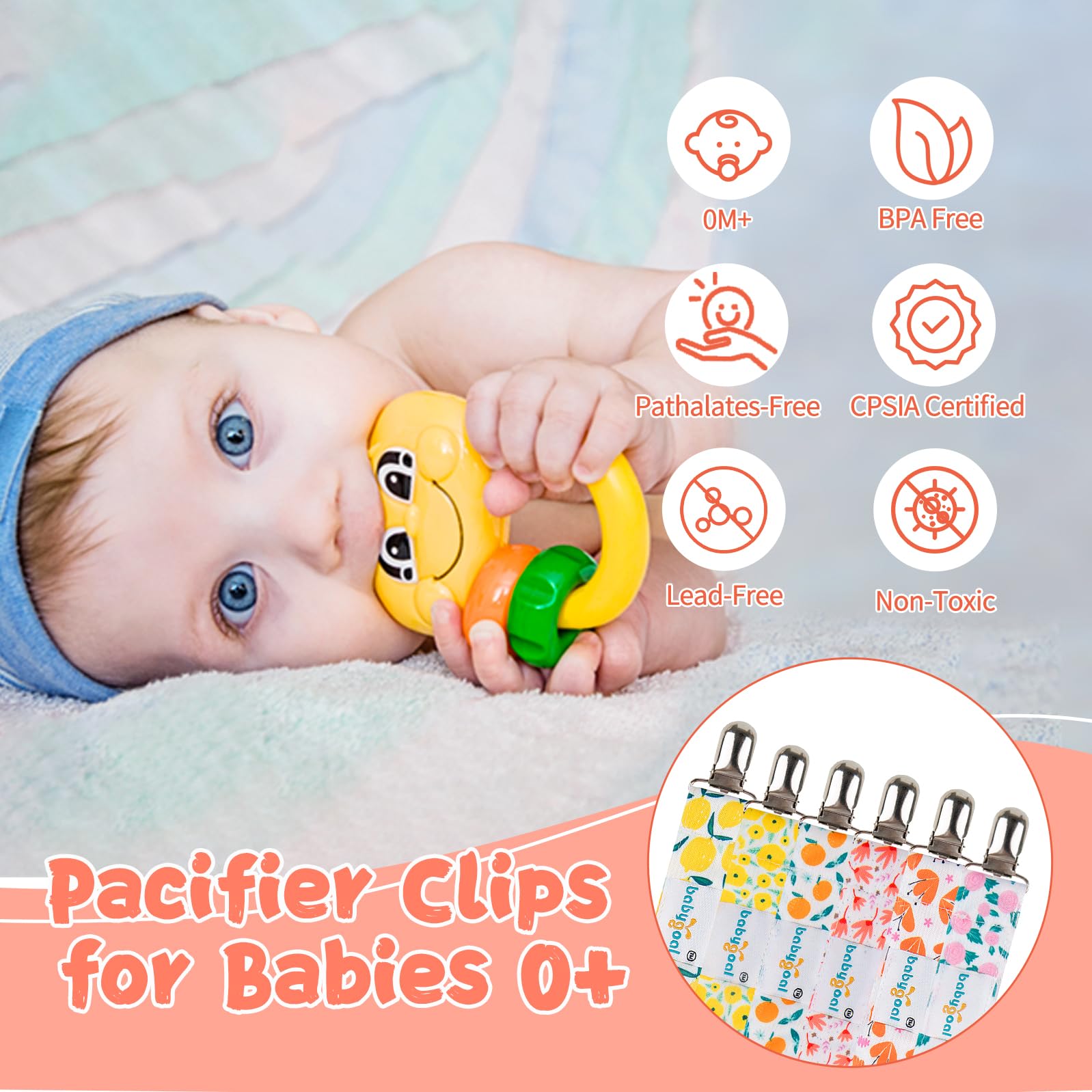 Soft fabric leash from Babygoal features gentle touch for clothing.