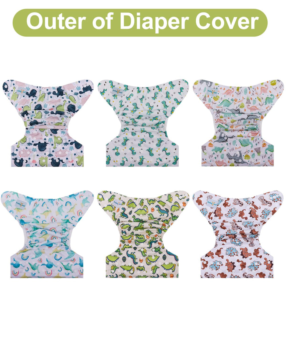Babygoal unisex diaper cover pack suitable for boys and girls.