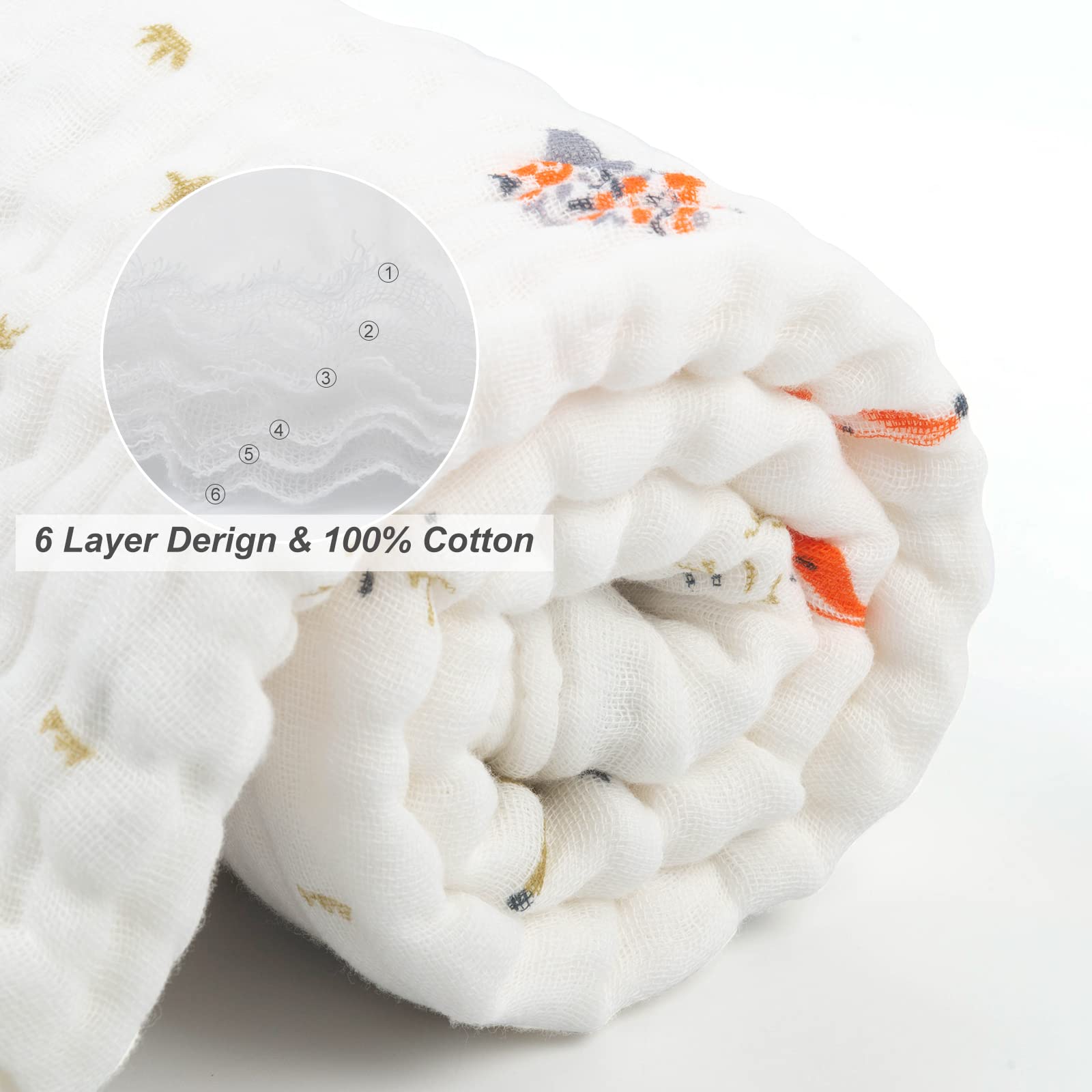 Babygoal unisex prints and solids offer versatile nursery matches.