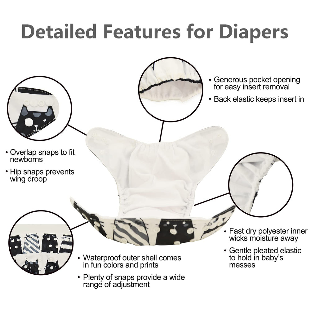 babygoal waterproof TPU outer layer for leak protection