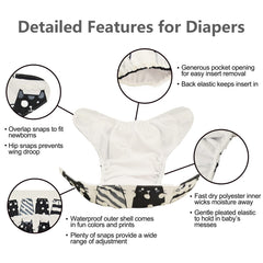 babygoal waterproof TPU outer layer for leak protection