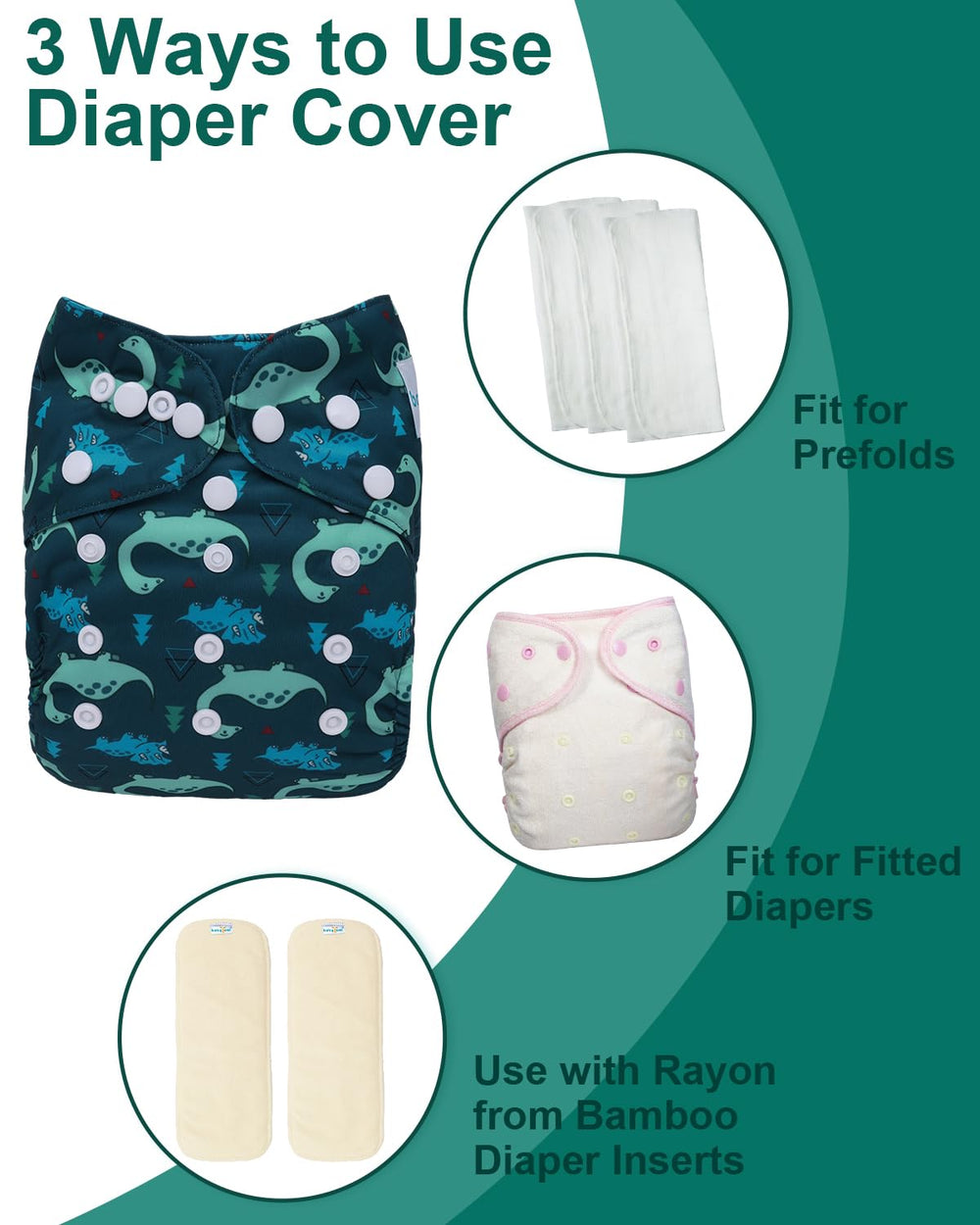 babygoal waterproof breathable TPU outer layer keeps skin comfortable