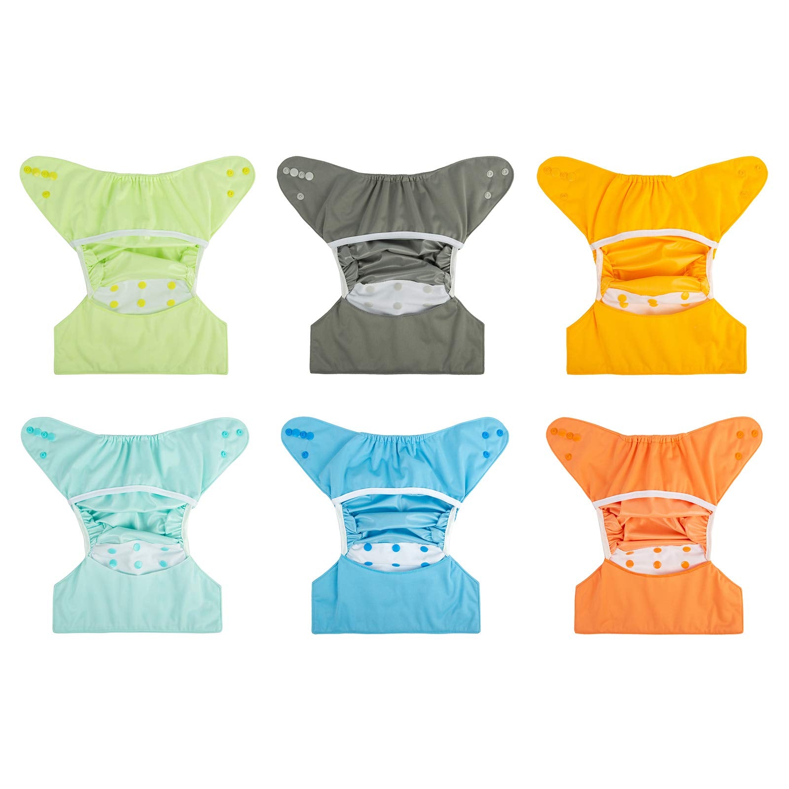 Babygoal waterproof outer closeup emphasizes breathable protection against leaks for comfortable skin.