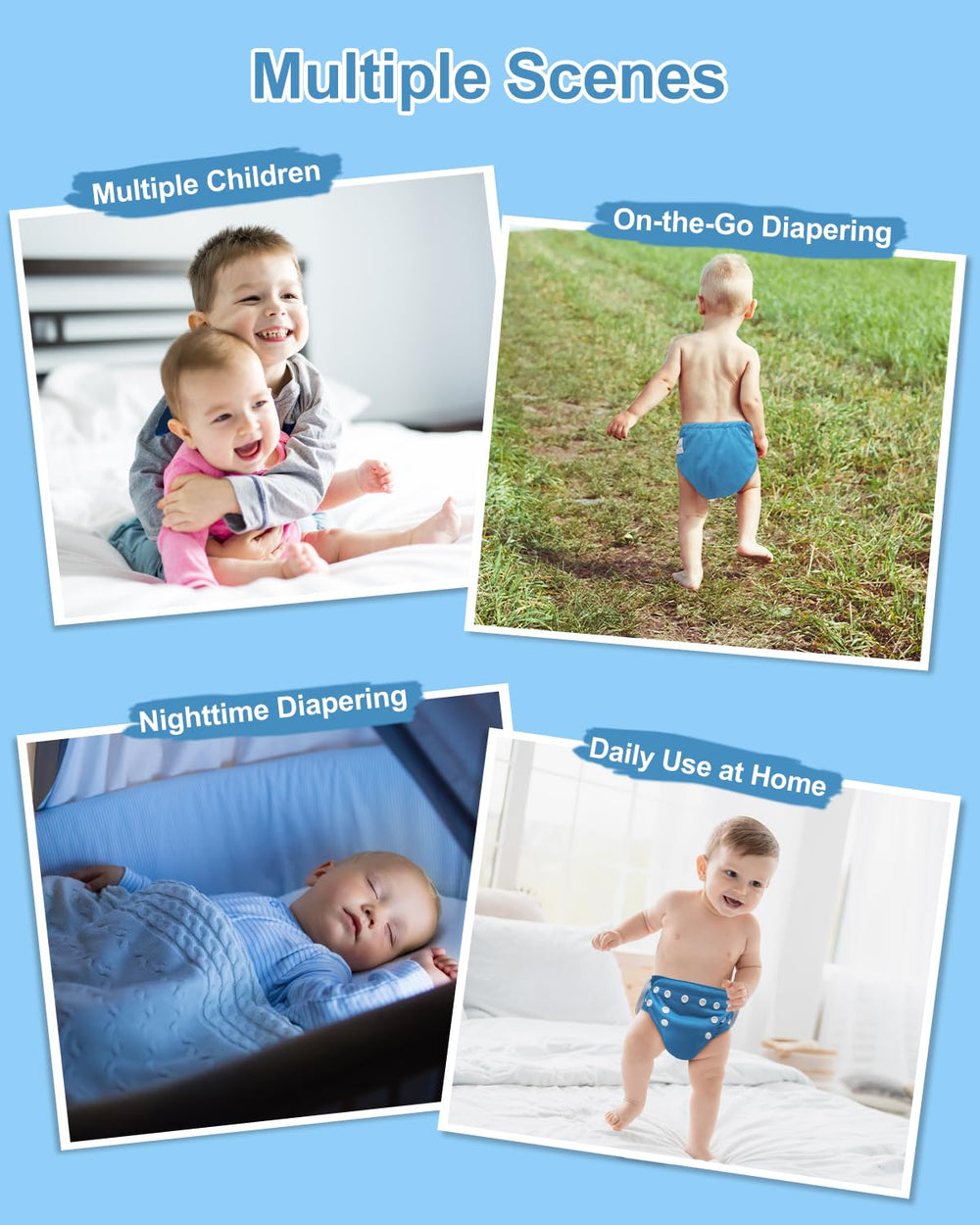 Babygoal waterproof outer layer with TPU helps prevent leaks while staying breathable.