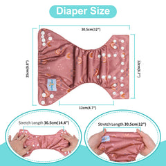 Babygoal waterproof outer layer protects against leaks during daily wear.