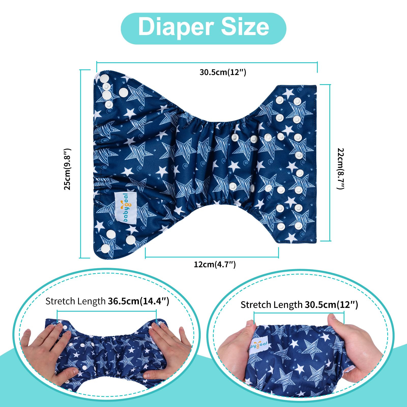 babygoal waterproof outer layer prevents leaks while staying breathable