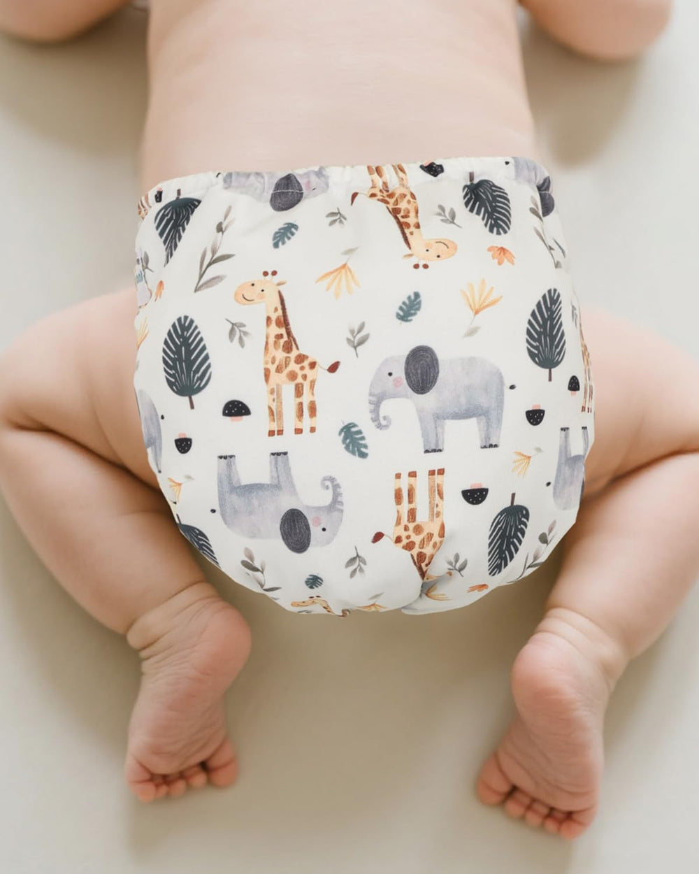 Babygoal waterproof swim diaper cover protects outfits at the pool