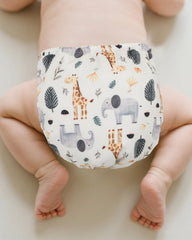 Babygoal waterproof swim diaper cover protects outfits at the pool
