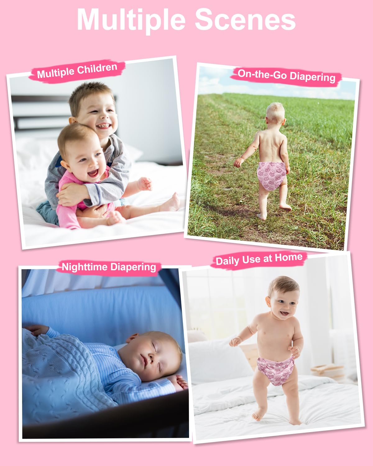 Babygoal waterproof TPU outer layer keeps clothes dry and comfortable.