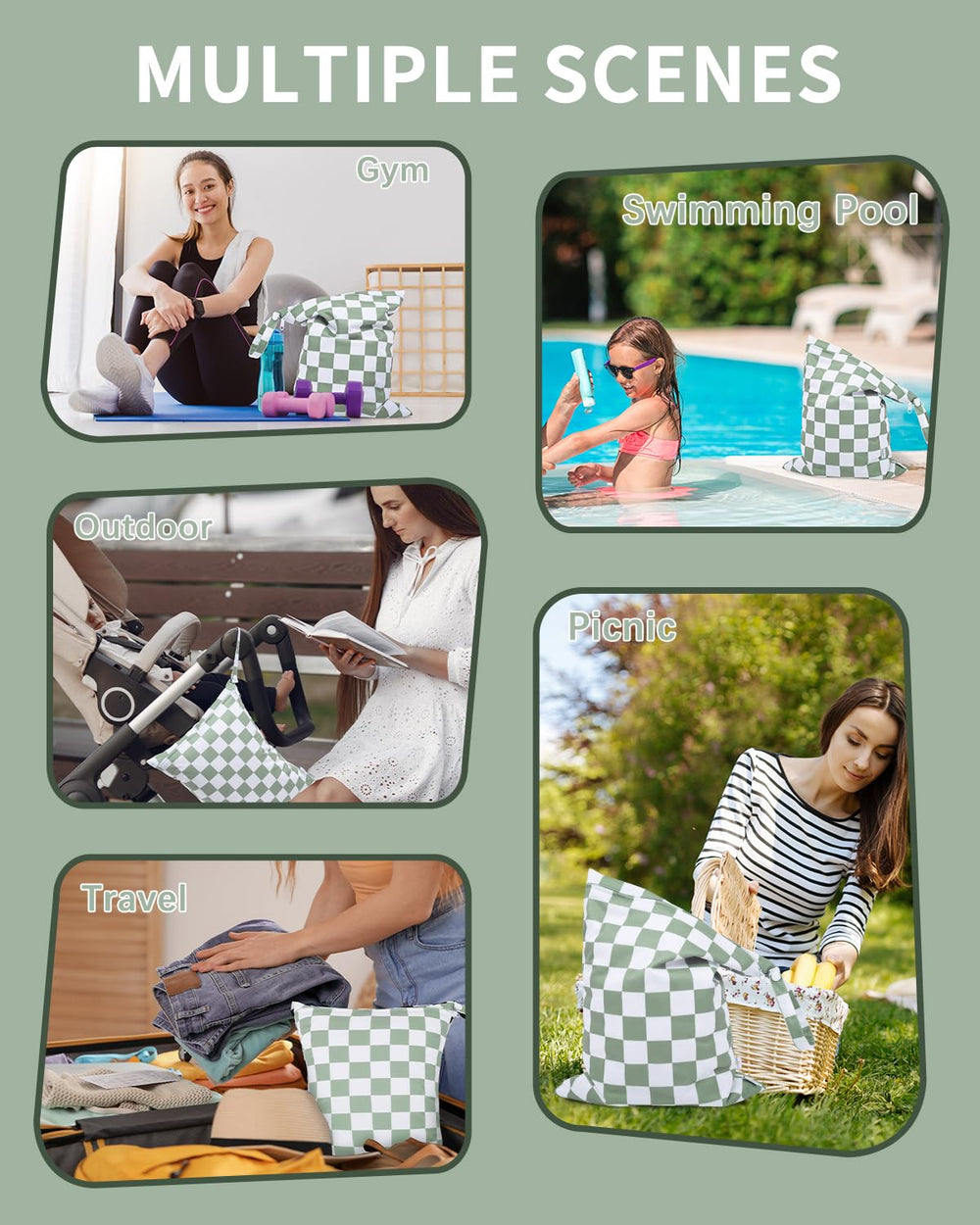 Babygoal diaper and swim gear storage on the go