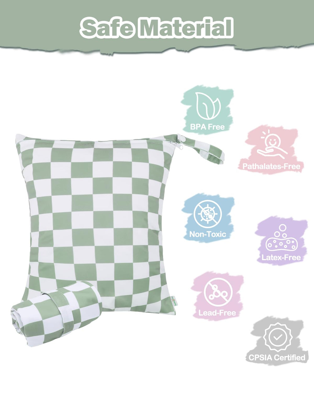 Babygoal waterproof wet-dry bag folded compact for easy packing