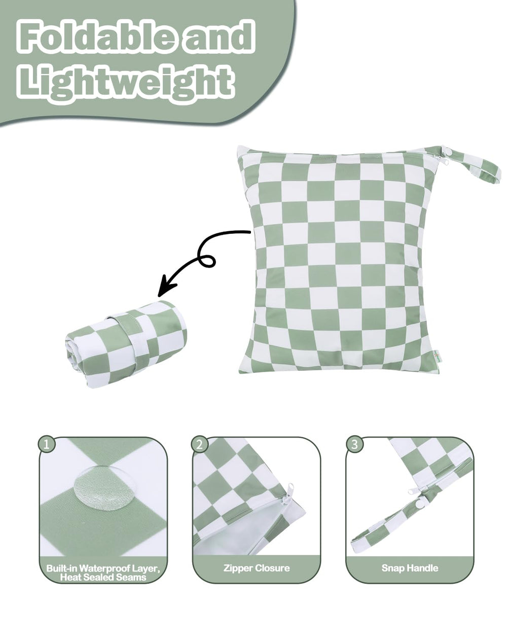Babygoal bag with snap handle ideal for stroller hanging