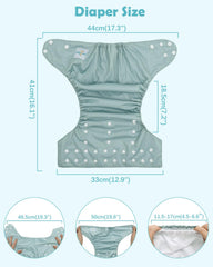 Babygoal wet bag for on-the-go storage of soiled diapers.