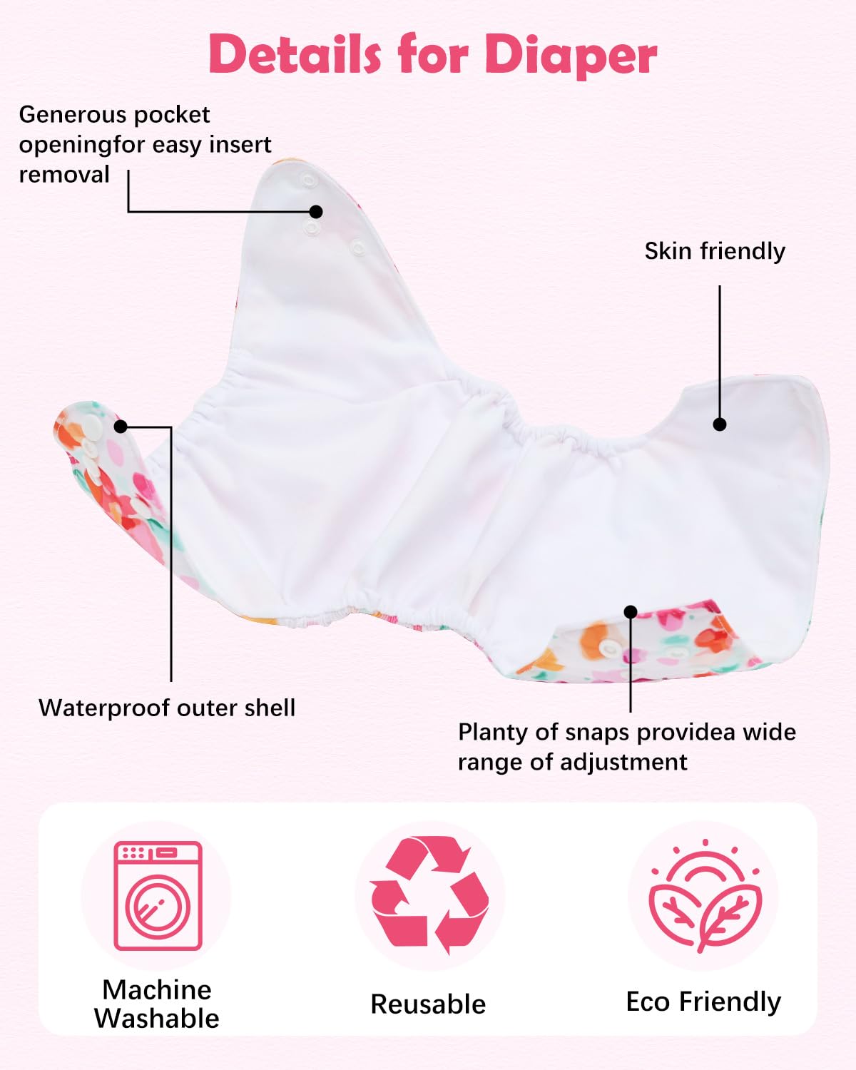 Waterproof outer shell with breathable TPU to help prevent leaks