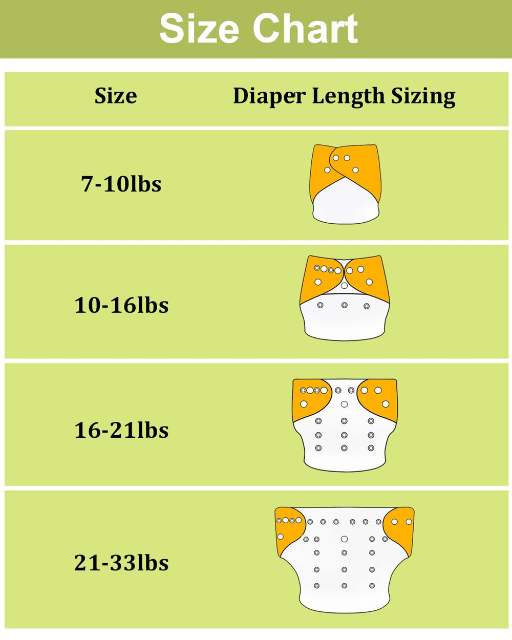 Babygoal wet bag included for on-the-go diaper changes.