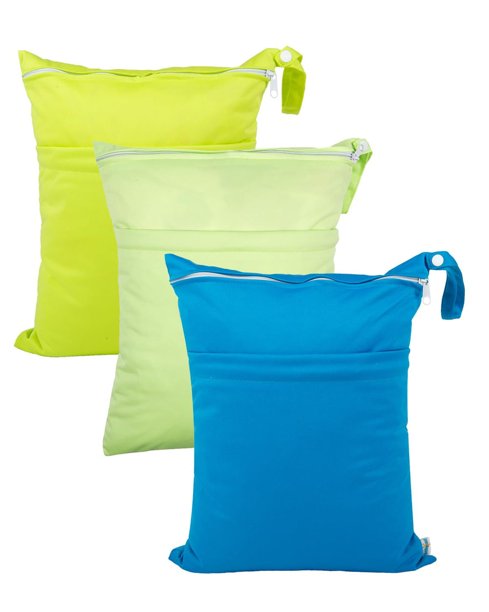 Babygoal wet bag three-pack folded for compact travel