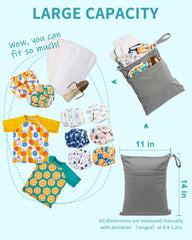 Babygoal waterproof material close-up highlights durable, leak-resistant construction.