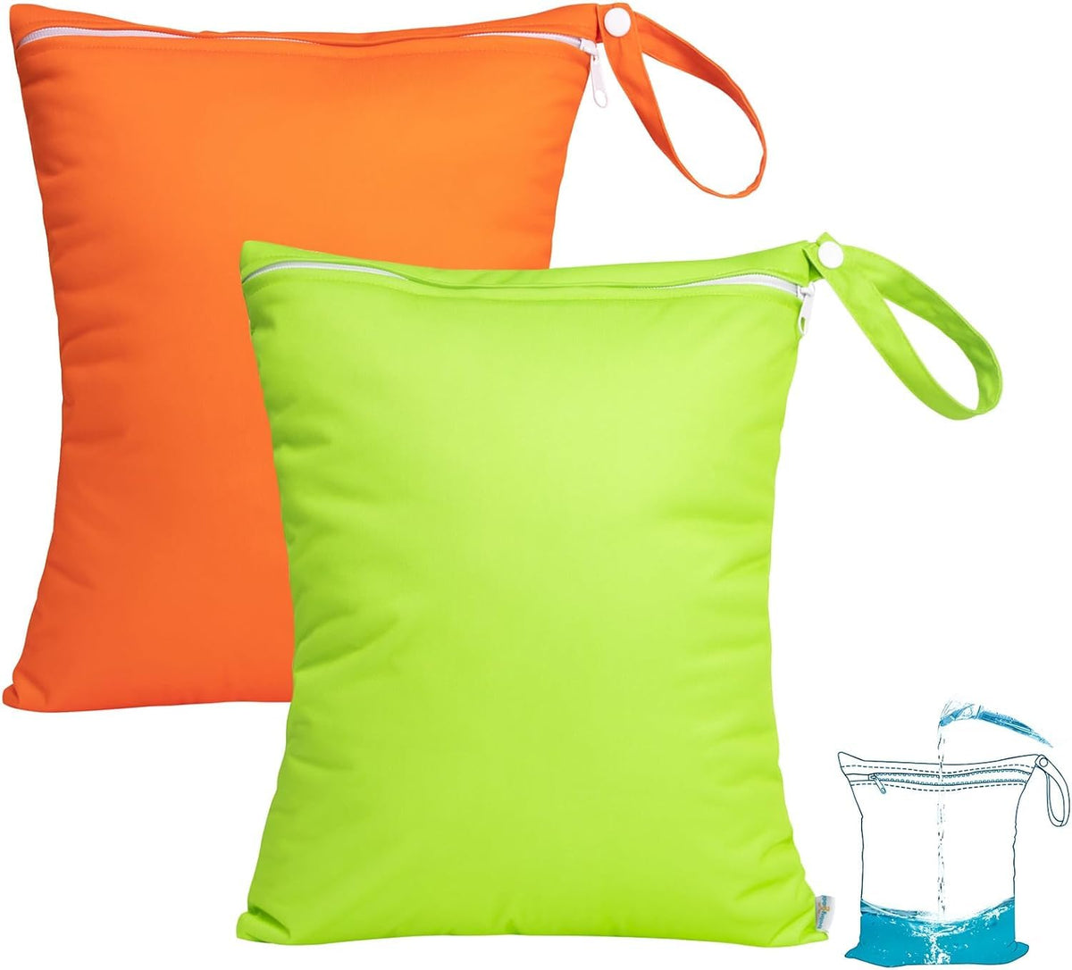 babygoal wet dry bag with outer waterproof layer protecting items on the go