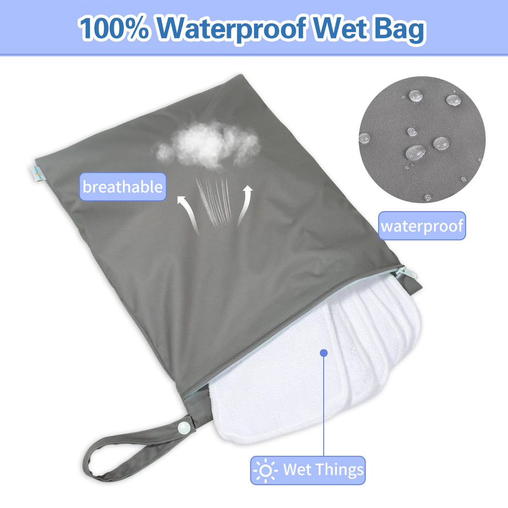 babygoal wet dry bag with breathable TPU interior for faster drying